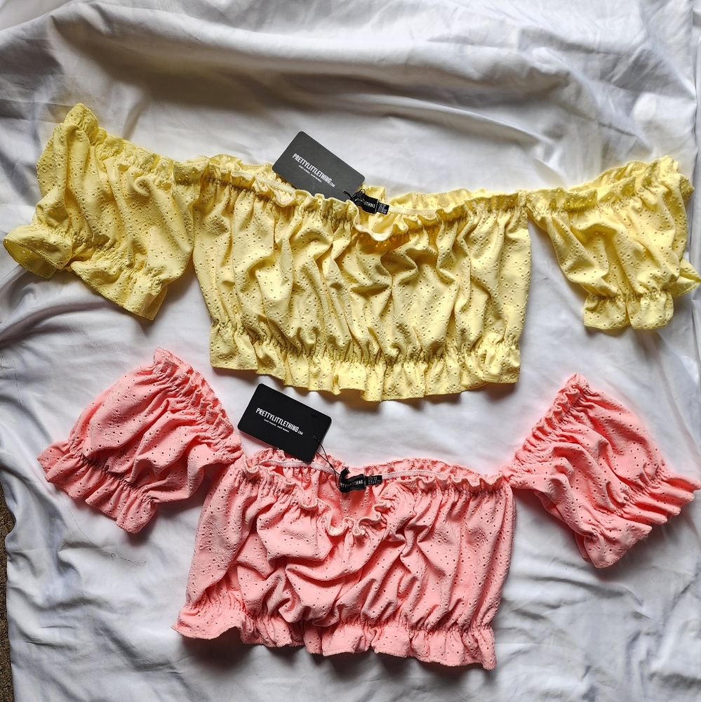2 crop tops